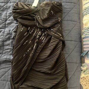 Black Strapless Minidress Size XS